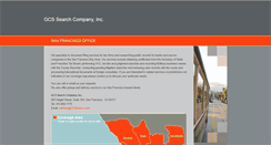 Desktop Screenshot of gcssearch.com